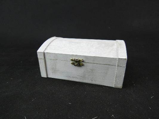 Szkatułka drewniana szara/24