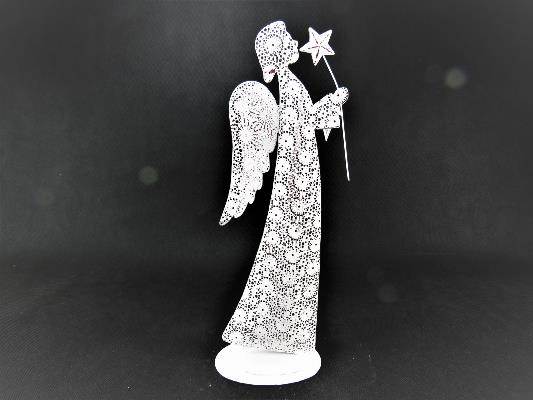 Anioł metalowy 45 cm