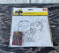 Puzzle kolorowanka