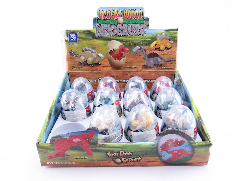 Klocki dinozaury 12/288