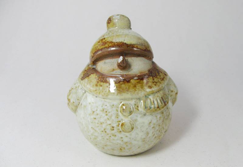Figurka ceramiczna bałwanek /60