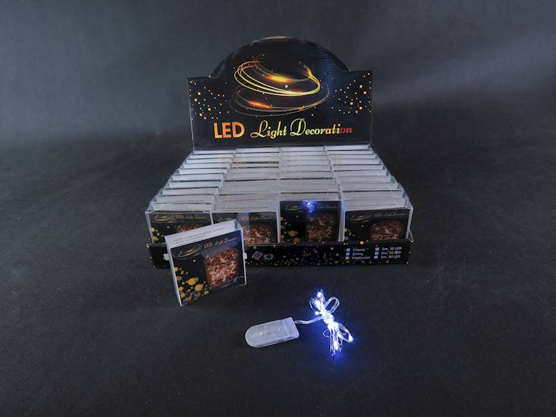 Sznur świecący led zimny 2m/200