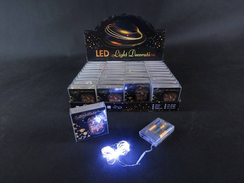 Sznur świecący led zimny10m/200