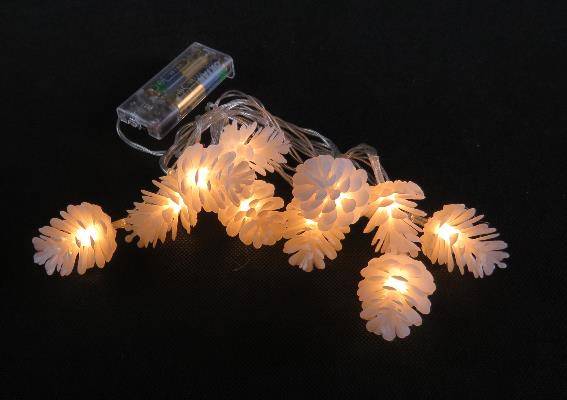 Sznur szyszki led/100