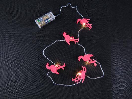 SZNUR ŚWIECĄCY FLAMINGI/100