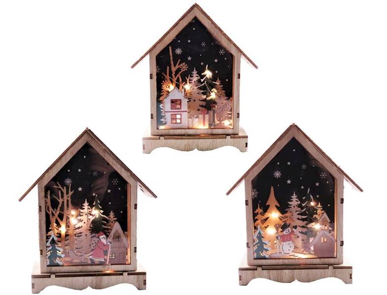 Domek dekoracyjny led