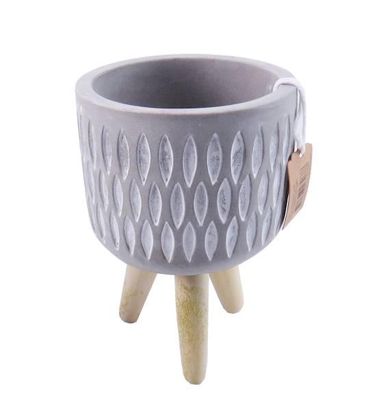 Doniczka na nóżkach śr 10 cm