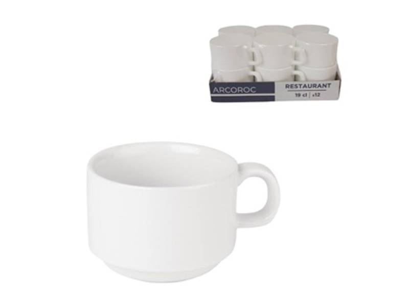 Filiżanka 190ml Arcoroc Blanc / 12