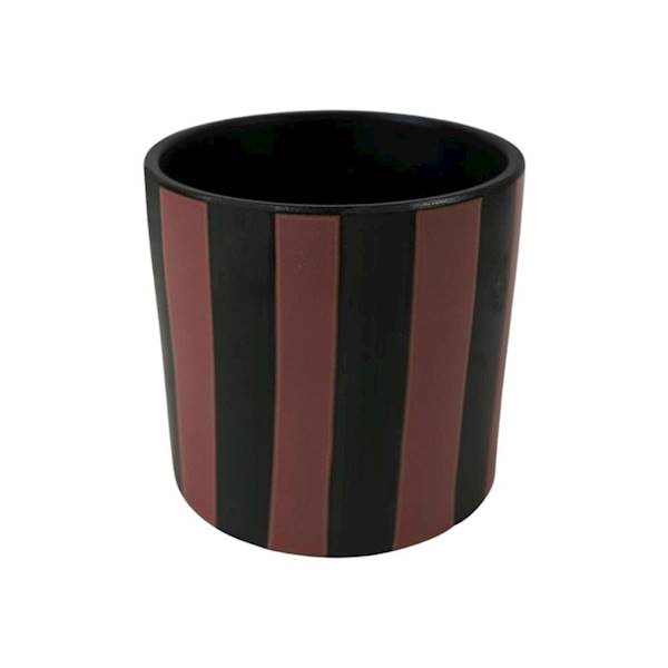 Doniczka ceramiczna fioletowa 16,5 cm