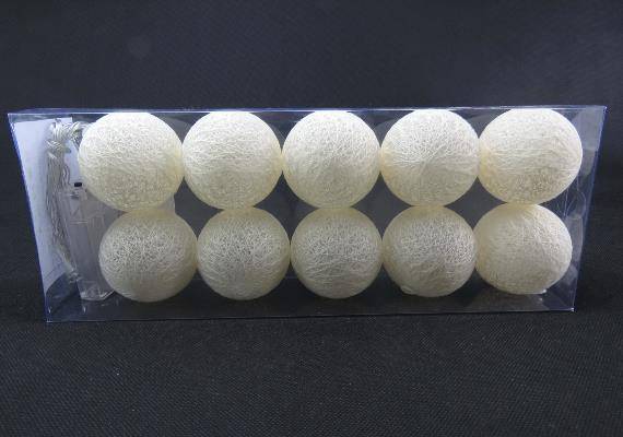 Lampki cotton balls Wyprzedaż 60%