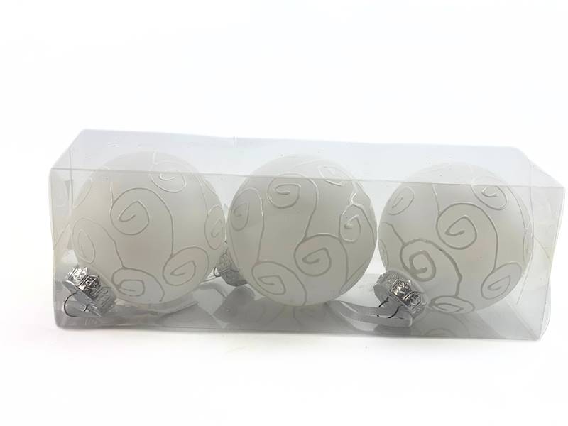 Bombki z tworzywa sztucznego 3 szt/64