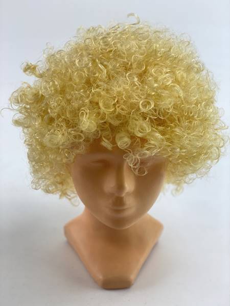 Peruka afro blond