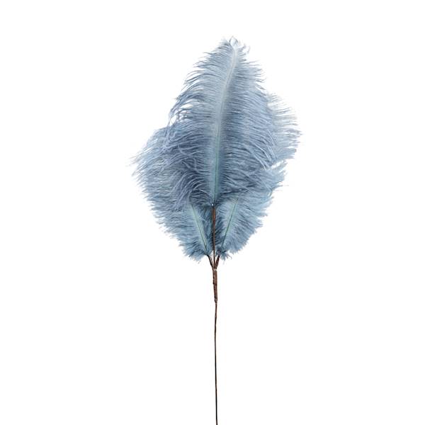 Gałązka sztuczna pióra strusia 60 cm