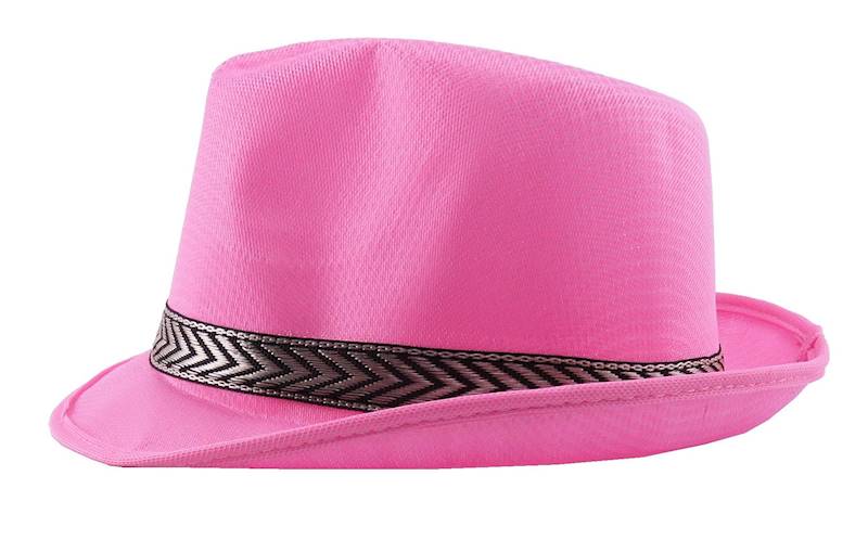 Kapelusz trilby jasny róż/300
