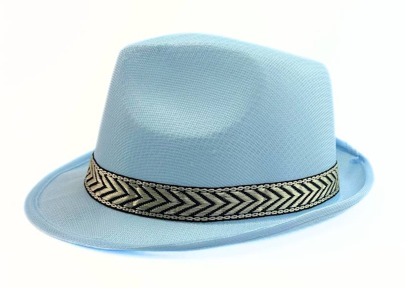 Kapelusz trilby  niebieski/300