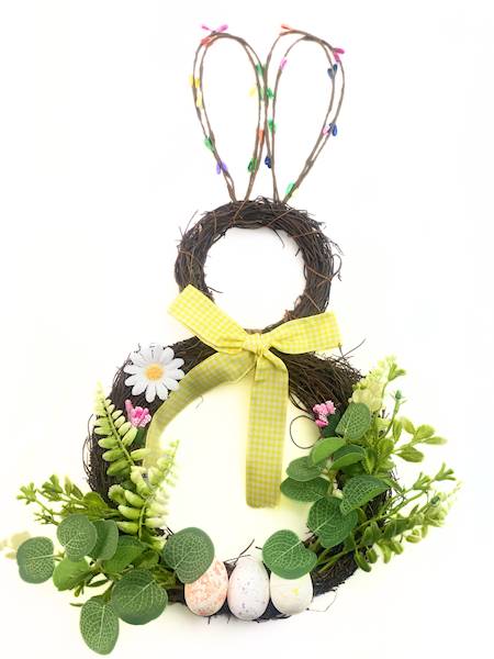 Dekoracja  wielkanocna zając  43 cm/96