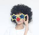 Peruka afro czarna