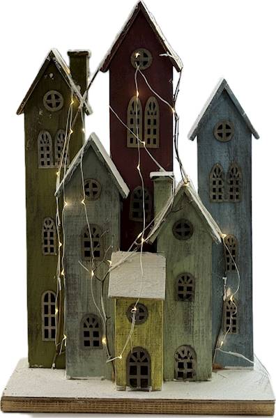 Dekoracja drewniana bn domek