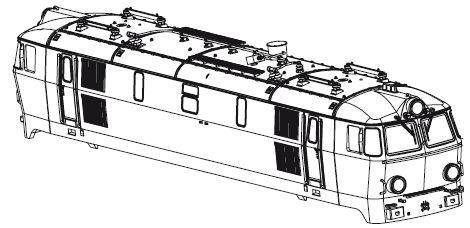 Obudowa ET22 Cargo  H0 PIKO  ET96330-06