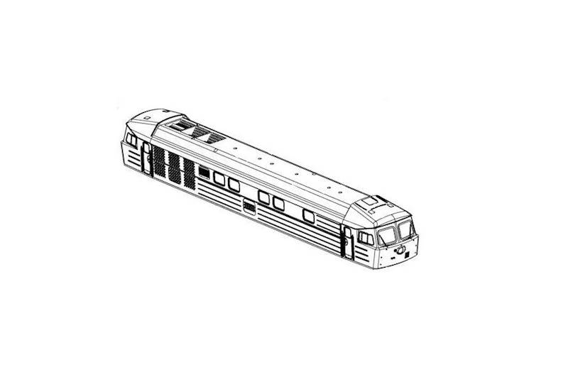 Obudowa  BR232 H0 PIKO  ET52772-05