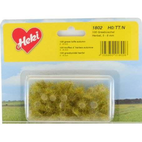 Kępy trawy jesiennej 5-6 mm 100 szt  HEKI 1802