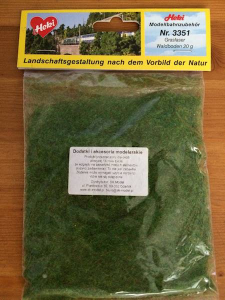 Trawa elektrostatyczna 3 mm runo le 20 g HEKI 3351