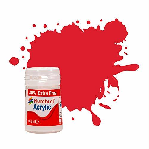 Farbka akrylowa Humbrol 18,2ml 019 Red Gloss