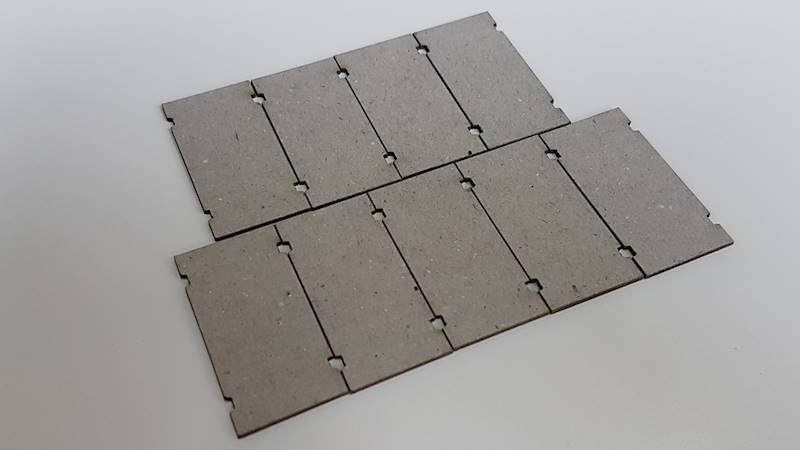 Płyta drogowa betonowa 150x300 skala H0 86 sztuk