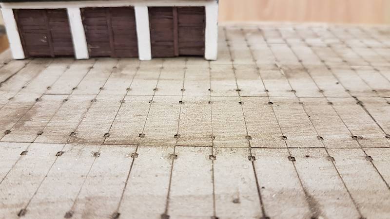 Płyta drogowa betonowa 150x300 skala H0 86 sztuk