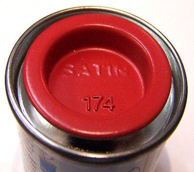 Farbka olejna Humbrol 14ml 174 Signal Red Satin