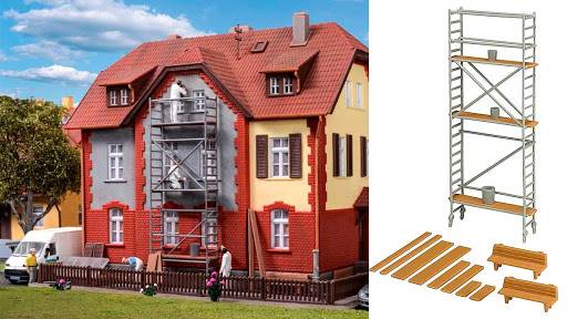 Rusztowania  budowlane  H0 Kibri 38145