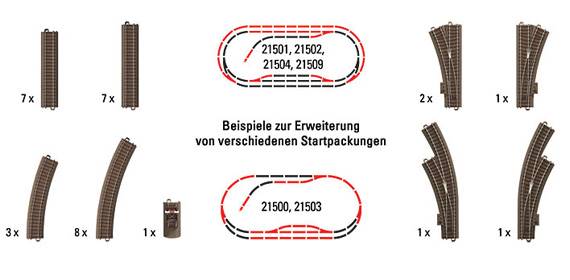 62900 Zestaw torów TRIX  H0