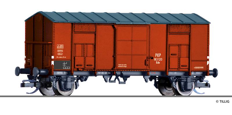 14881 Tillig wagon towarowy kryty Kdn PKP 