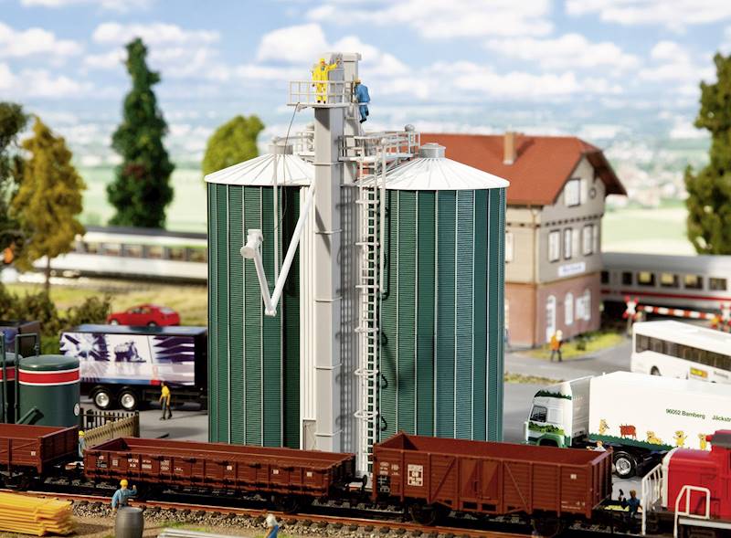 120260 Podwójny silos Faller H0