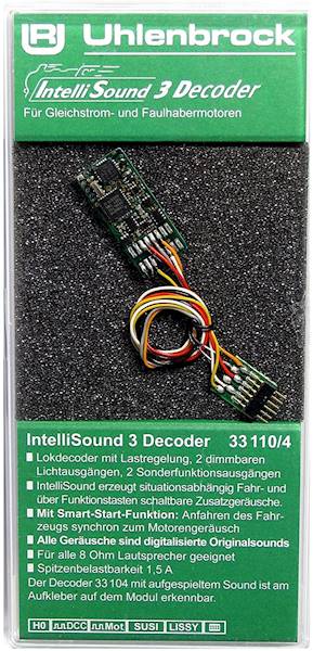 Minidekoder 6 pin IntelliSound 3 Uhlenbrock 33110