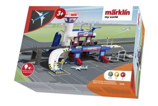 Lotnisko ze światłami i dźw Marklin my world 72216