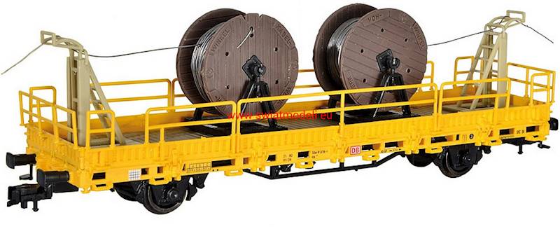 Wagon towarowy platforma z ładunkie H0 Kibri 26266