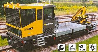 Wagon motorowy roboczy z dźwigiem H0 Kibri 16100