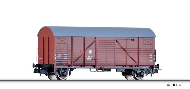 76664 Tillig Wagon kryty typ Gmhs (Bremen mod.)