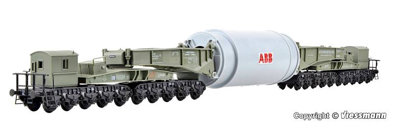 Wagon specjalny Uaai 687.9 z ładunk.H0 Kibri 16507