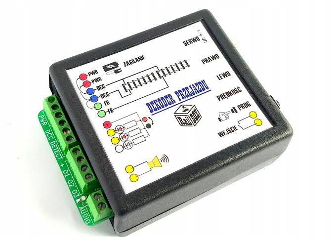 Przejazd kolejowy-moduł sterujący DCC analog RB510