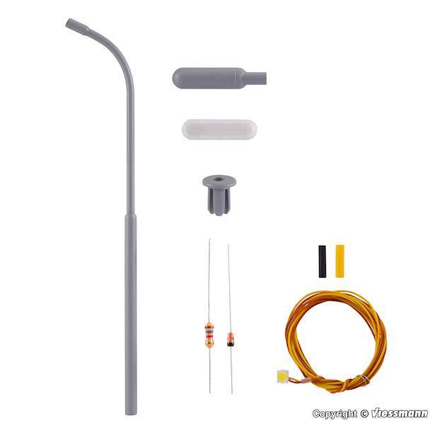 Latarnia uliczna LED biały ciepły,100 mm Viessmann