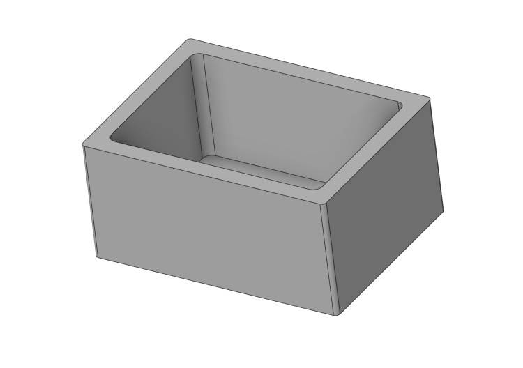Komora rezonansowa 15x11x7mm do głośnika TT/ H0 UV