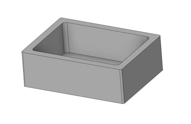 Komora rezonansowa 15x11x5mm do głośnika TT/ H0 UV