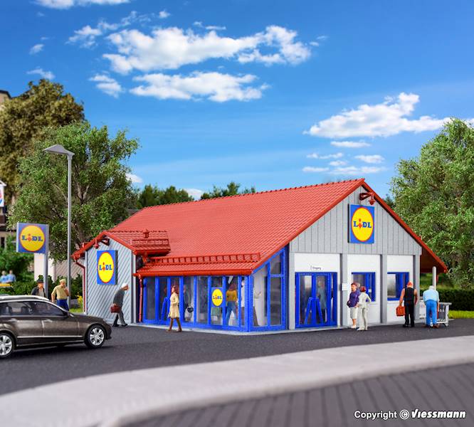 Supermarket Lidl   H0 Vollmer 43662