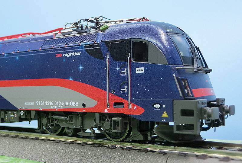 Elektrowóz Taurus 1216 012Nightjet ÖBB SOUND 70523