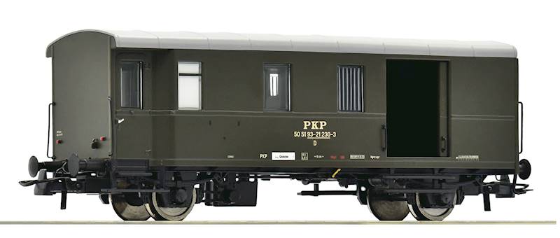Towarowy wagon bagażowy typu F PKP H0 Roco 74222