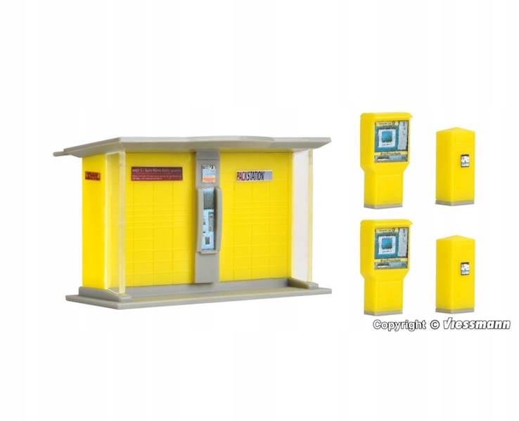 Paczkomat DHL, skrzynki pocztowe  H0 Vollmer 43777