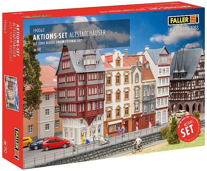 190063 Zestaw-Kamienice Staromiejskie Faller H0