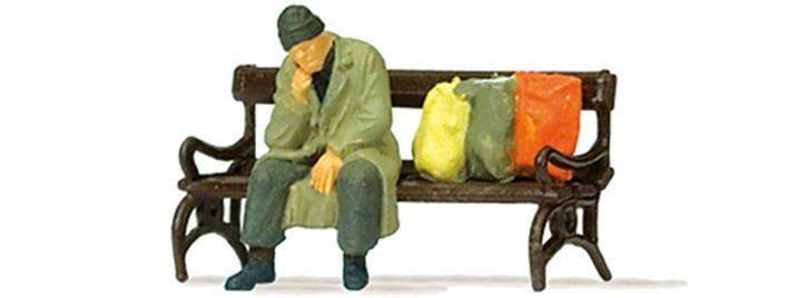 29094 Bezdomny na ławce Preiser H0
